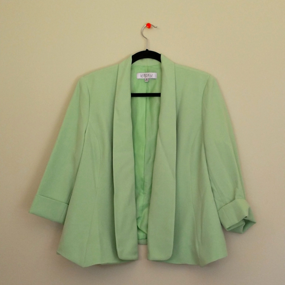 Women's Blazer Lime Green